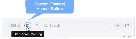 Custom Channel Header Button