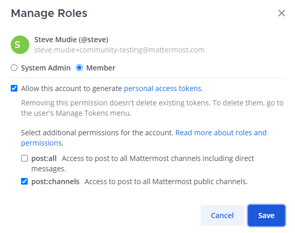 Provide additional Roles to the user using the User Management section in the System Console